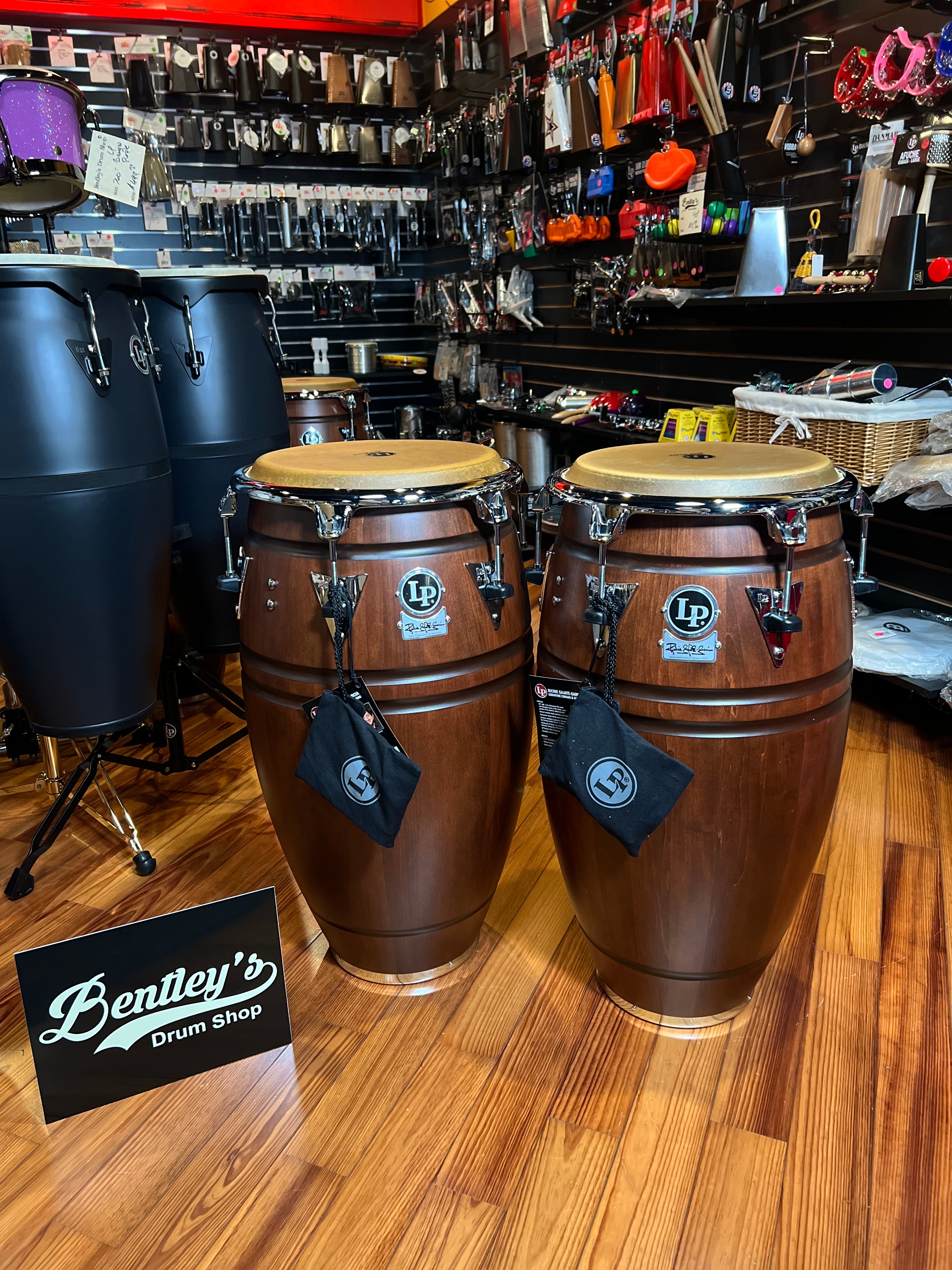 LP Latin Percussion Richie Gajate Garcia Signature Top-Tuning Conga & Tumba Duo Set Pair